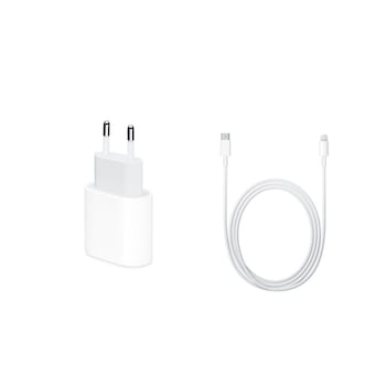 Adaptor Apple pentru iPhone 12 Pro Max, iPhone 12 Pro, iPhone 12, iPhone 12 Mini, include cablu de date USB-C - Lightning 20 W, Alb Adaptor Apple pentru iPhone 12 Pro Max, iPhone 12 Pro, iPhone 12, iPhone 12 Mini, include cablu de date USB-C - Lightning 20 W, Alb