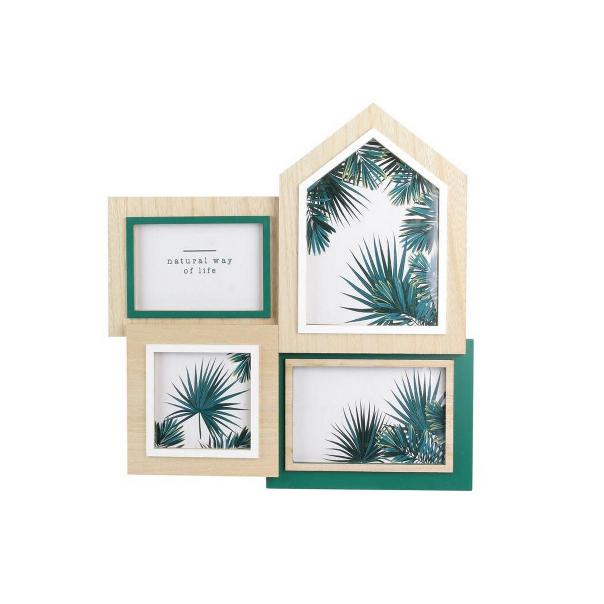 Rama Natural way of life, 4 fotografii, mdf , 35 x 36 x 1.5 cm