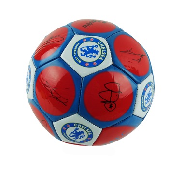 Minge de fotbal, Chelsea,cu semnaturi, din piele ecologica, marimea 5 Minge de fotbal, Chelsea,cu semnaturi, din piele ecologica, marimea 5