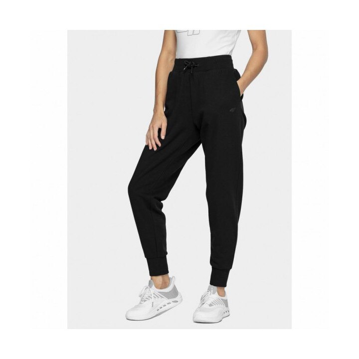 Pantaloni sport dama 4F, Bumbac, Negru, S