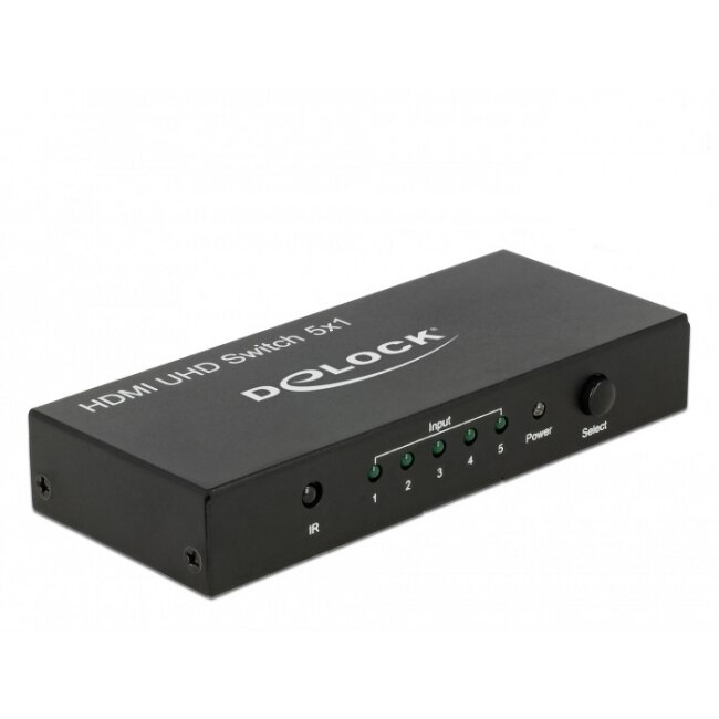 Delock Products 64072 Delock HDMI 2 - 1 Switch bidirectional 4K 60 Hz  compact