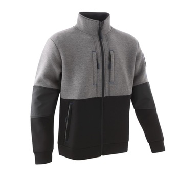 Geaca termica din material 3D, Kangaru, cu intarituri Oxford la coate, buzunare multiple, gri, marimea 3XL Geaca termica din material 3D, Kangaru, cu intarituri Oxford la coate, buzunare multiple, gri, marimea 3XL