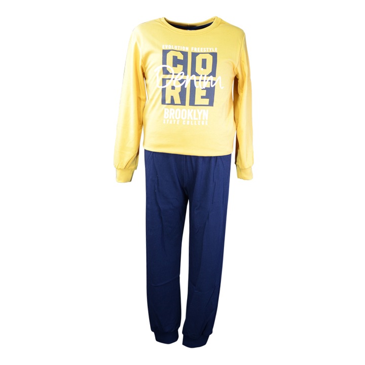 Пижама за момче GT 8353A-134, Жълта 62994