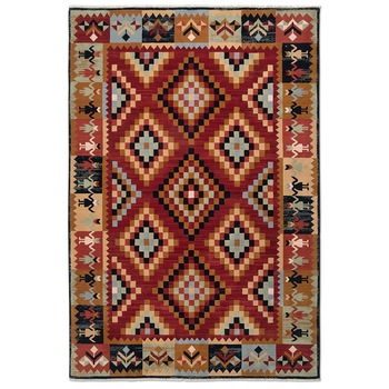 Covor lana 100% Antique 6904-1-53581, 80 x 145 cm, grena, traditional Covor lana 100% Antique 6904-1-53581, 80 x 145 cm, grena, traditional