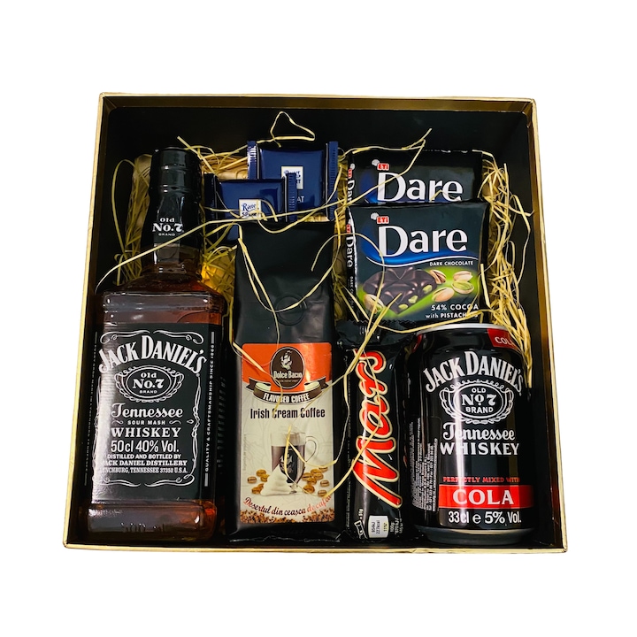 Подаръчна кутия Chocobox II, За мъже, С шоколад и напитки