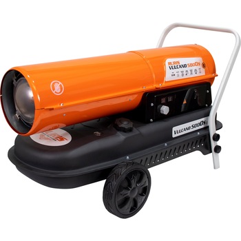 Tun de aer cald cu ardere directa Ruris Vulcano 5000S, 50.000 W, 1100 mc/h debit aer, 170607 BTU, 220/240V, 4 l/h consum, 50 l capacitate rezervor, termostat, diesel Tun de aer cald cu ardere directa Ruris Vulcano 5000S, 50.000 W, 1100 mc/h debit aer, 170607 BTU, 220/240V, 4 l/h consum, 50 l capacitate rezervor, termostat, diesel