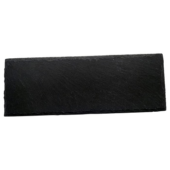 Platou servire/prezentare Quasar & Co., dreptunghiular 30 x 15 cm, picioruse suport, ardezie, negru Platou servire/prezentare Quasar & Co., dreptunghiular 30 x 15 cm, picioruse suport, ardezie, negru