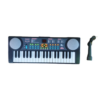 Orga electronica pentru copii cu 37 de clape, 8 sunete instrumentale, 8 melodii demo, Microfon inclus Orga electronica pentru copii cu 37 de clape, 8 sunete instrumentale, 8 melodii demo, Microfon inclus