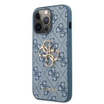 Husa Cover Guess Silicone Metal Logo pentru iPhone 13 Pro Blue Husa Cover Guess Silicone Metal Logo pentru iPhone 13 Pro Blue