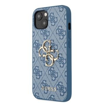Husa Cover Guess Silicone Metal Logo pentru iPhone 13 Blue Husa Cover Guess Silicone Metal Logo pentru iPhone 13 Blue