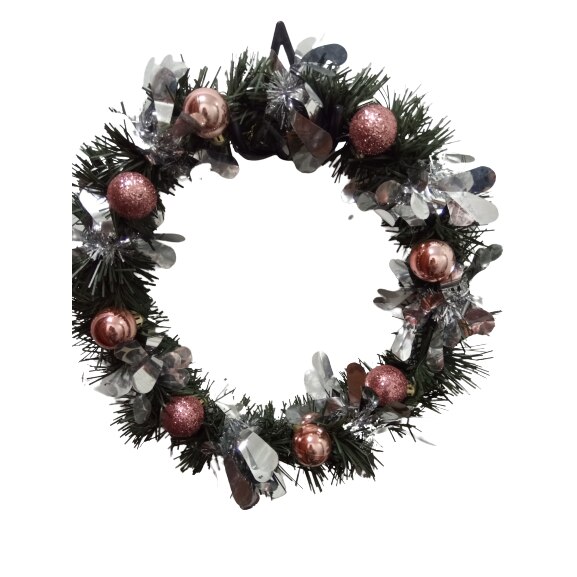 Coronita de Craciun cerc 30 cm decorata