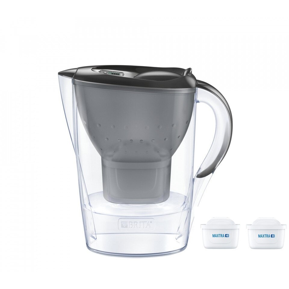 Cana filtranta Marella XL 3.5L cu 2 cartuse MAXTRA, gri