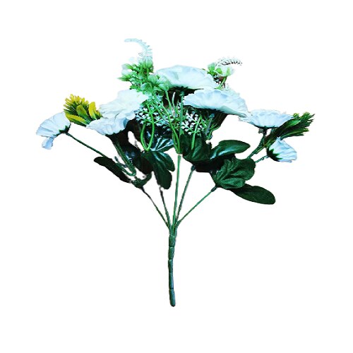 Flori artificiale crizanteme buchet 5 fire