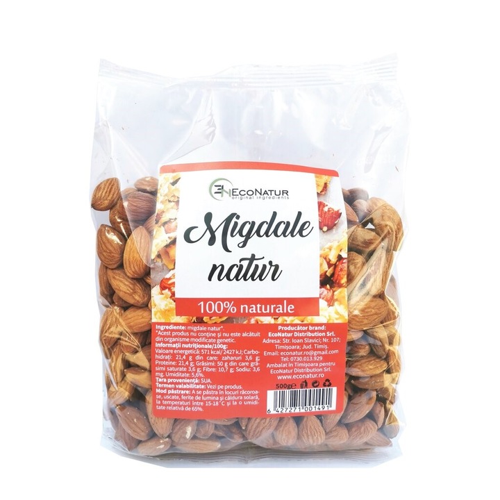 Migdale natur 500G EcoNatur