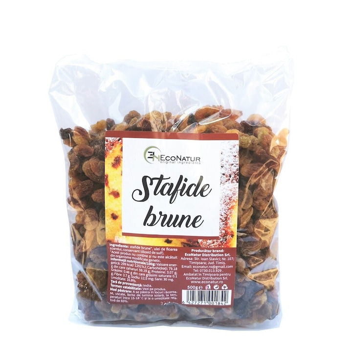 Stafide brune 500G EcoNatur