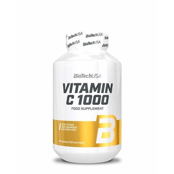 BioTech USA Vitamina C 1000 mg (1 x cutie, 100 tablete) BioTech USA Vitamina C 1000 mg (1 x cutie, 100 tablete)