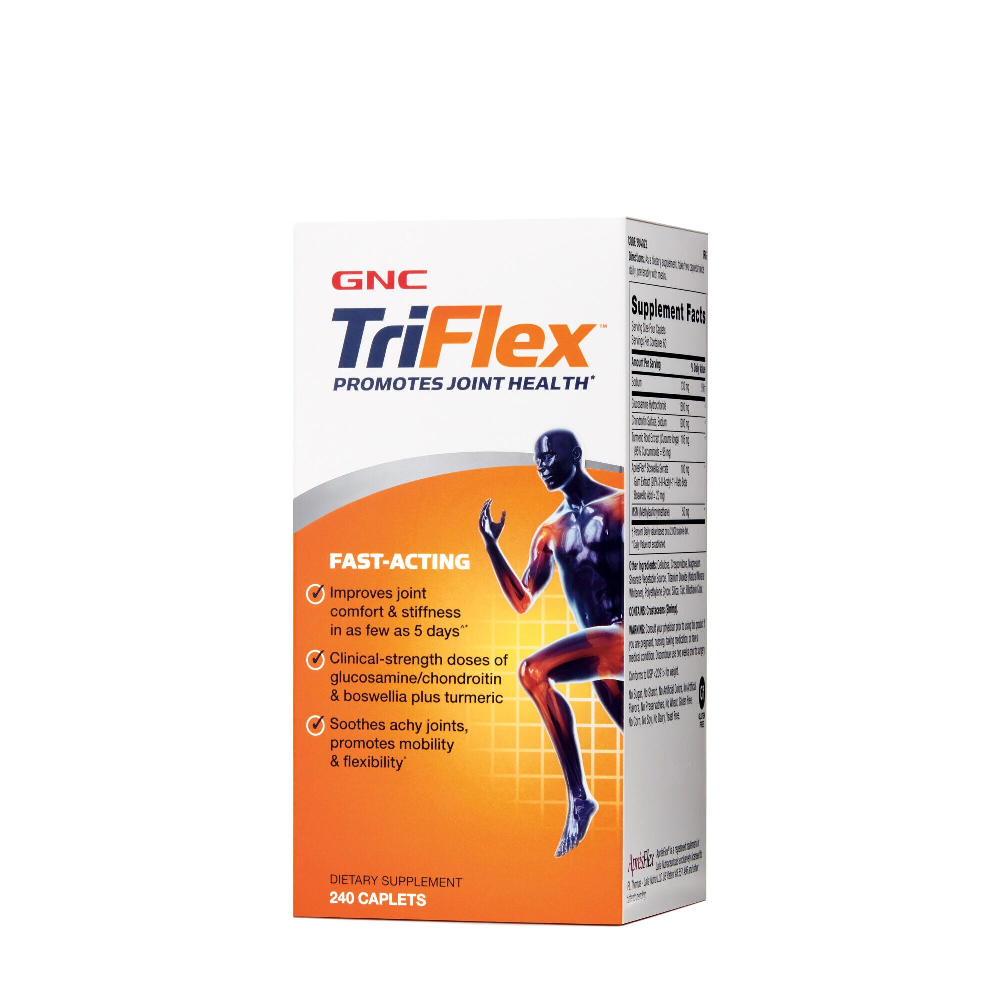 GNC TriFlex Fast-Acting, Formula Pentru Sanatatea Articulatiilor, 240 tb
