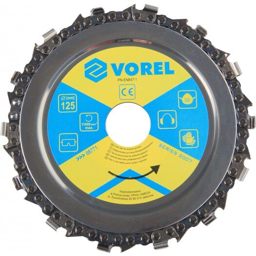 Disc circular pentru lemn Vorel 125 mm