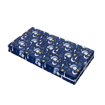 Saltea din spuma poliuretanica 120 x 60 x 6 cm Sensillo 01706A, Albastru Saltea din spuma poliuretanica 120 x 60 x 6 cm Sensillo 01706A, Albastru