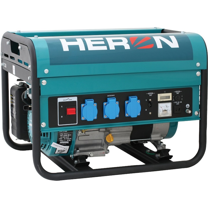 Heron 8896111 Benzinmotoros áramfejlesztő, max 2300 VA, egyfázisú (EGM-25 AVR)