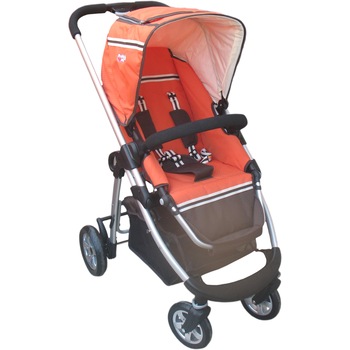 Carucior lux Primii Pasi C-9100, Scaun reversibil, Cadru aluminiu Carucior lux Primii Pasi C-9100, Scaun reversibil, Cadru aluminiu