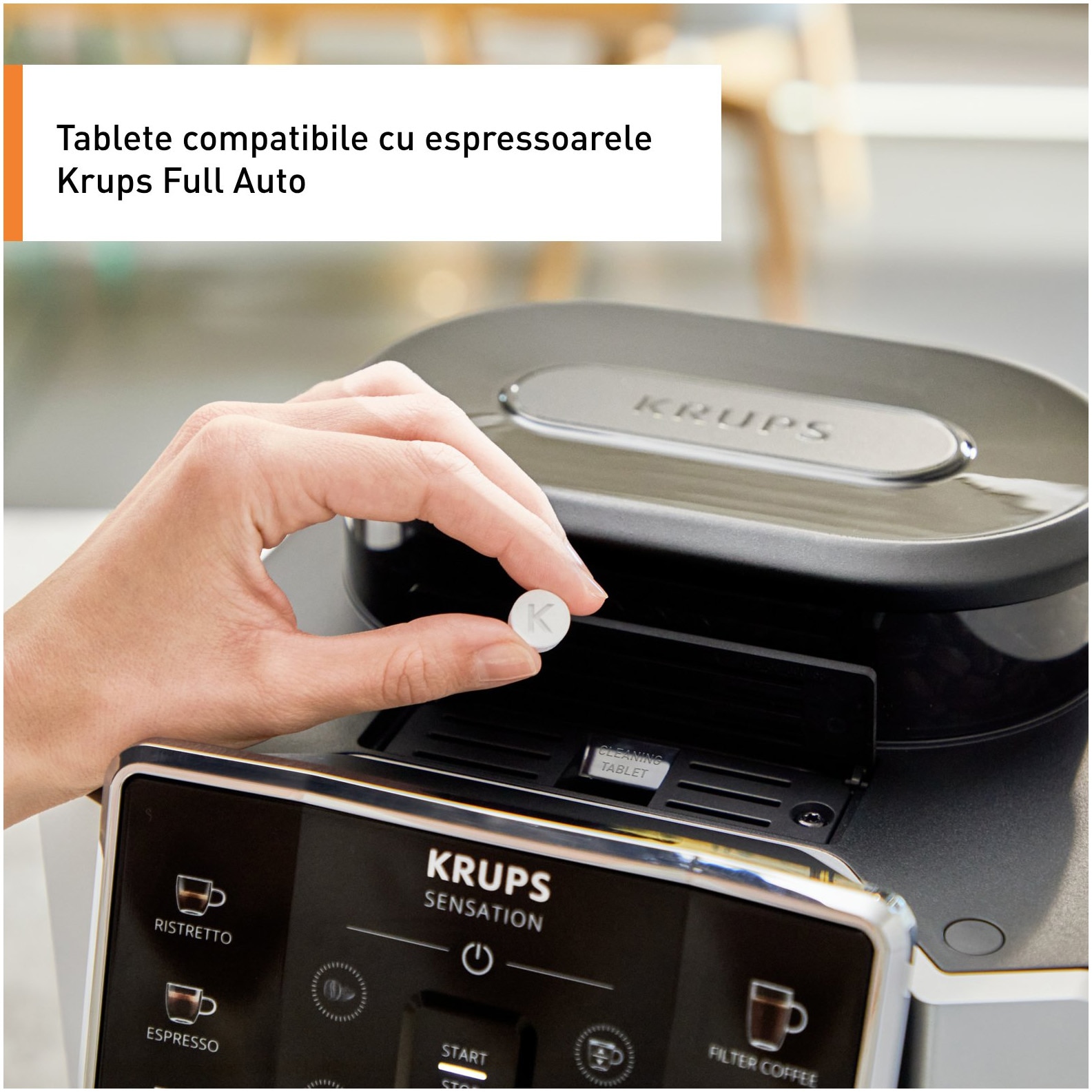 Krups XS300010 10 Pastillas Limpiadoras para Cafeteras Espresseria  Automatic