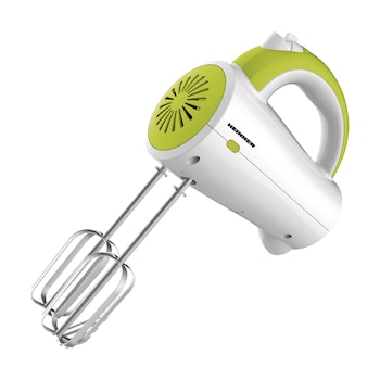 Mixer de mana Heinner Charm, 200W, 5 viteze, Alb/Verde Mixer de mana Heinner Charm, 200W, 5 viteze, Alb/Verde