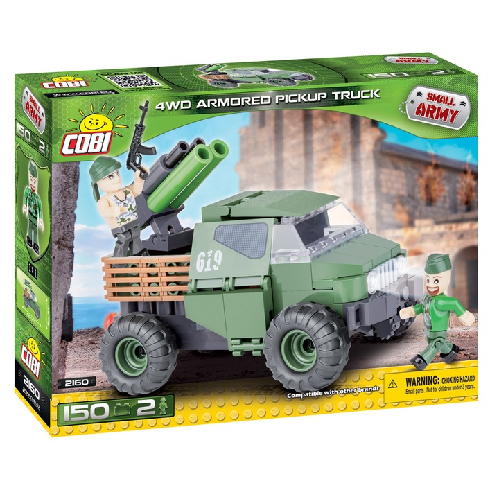 Конструктор Cobi 4WD Armored Pickup Truck, 150 части