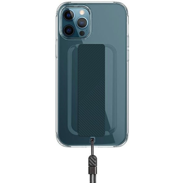 Калъф UNIQ Heldro, за Apple iPhone 12 Pro Max, прозрачен, антимикробен