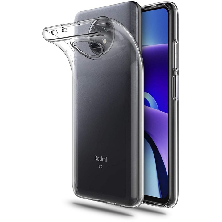 Калъф Tech-protect Flexair, за Redmi Note 9T 5G, прозрачен