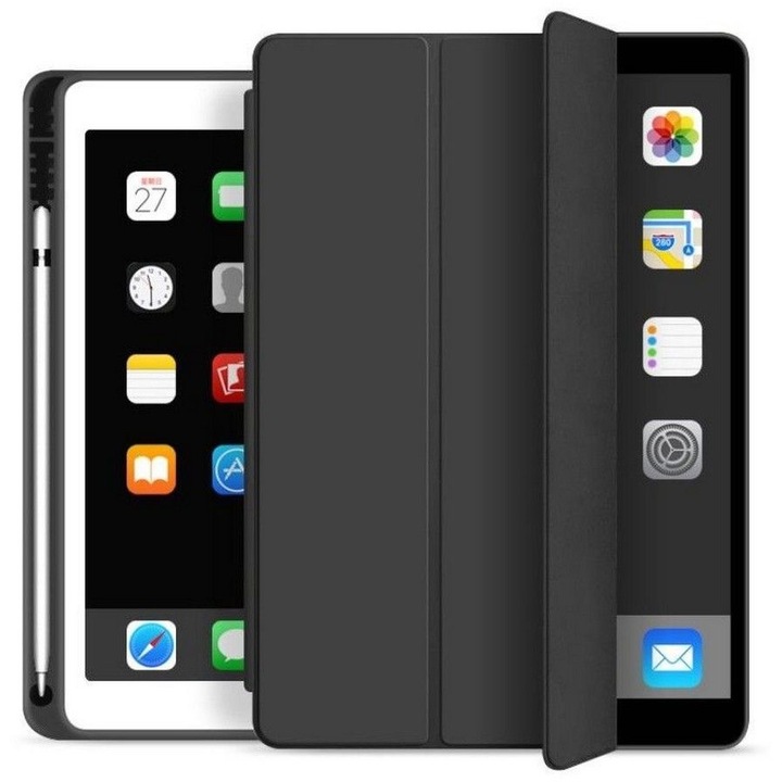 Калъф Tech-protect Sc Pen, за Apple iPad 10.2 2019/2020 7/8 Gen, черен
