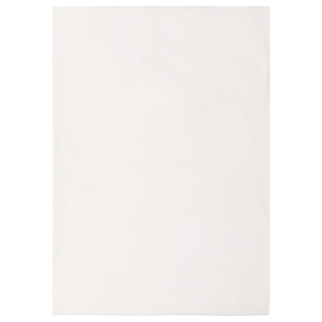 Covor, crem, 180x270 cm, blana ecologica de iepure 336016