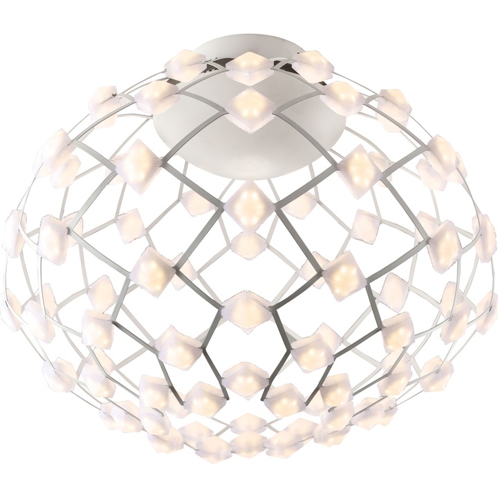 Candelabru LED, Lightex, 48W, 3200K, 500x270mm, Alb