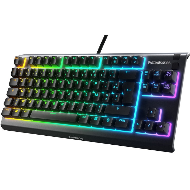 Геймърскa клавиатура SteelSeries Apex 3 TKL, Черен, USB