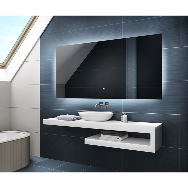 Artforma 120x50 Fürdőszoba Tükör Világítással LED T100