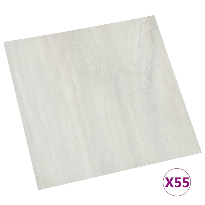 vidaXL 55 db krémszínű márvány öntapadó PVC padlólap 5,11 m²