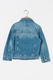 GAP, Jacheta din denim cu aspect decolorat, Albastru, 140 CM