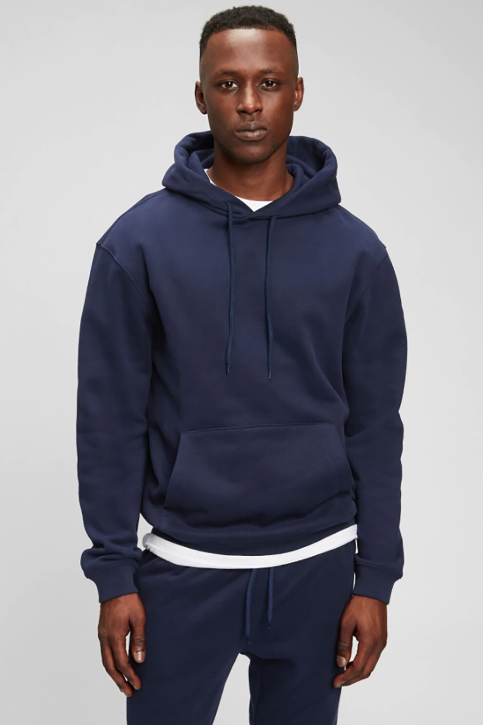 GAP, Hanorac uni cu buzunar kangaroo, Bleumarin