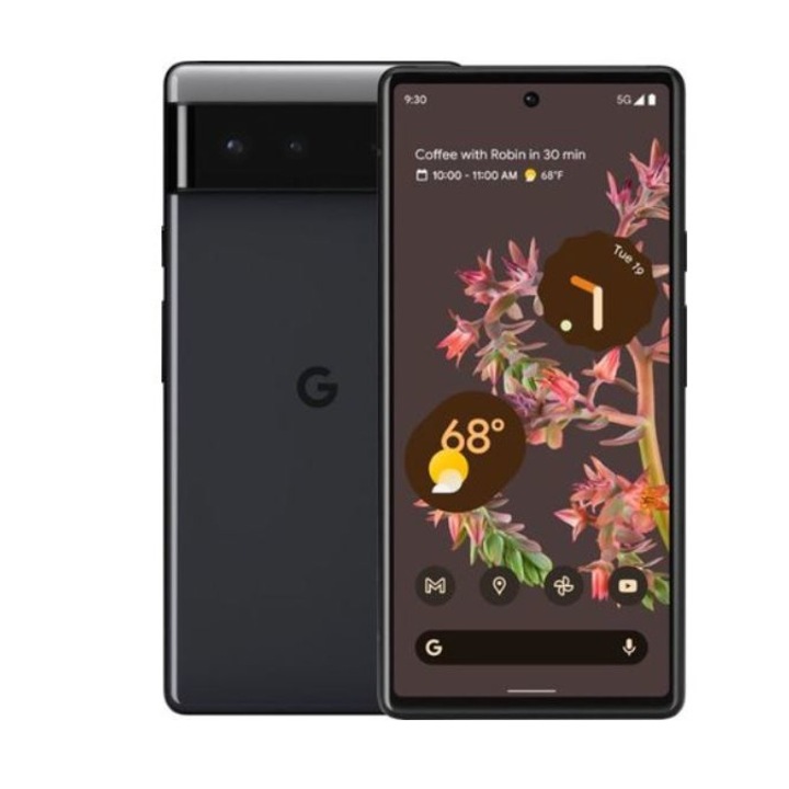 Смартфон Google Pixel 6, 6GB RAM, 128GB, Dual SIM, Stormy Black