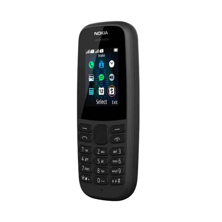 Мобилен телефон Nokia 105, Dual SIM, Black - eMAG.bg