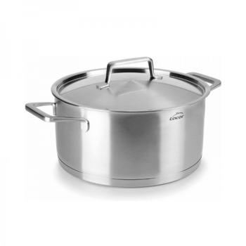 Oala din inox cu capac FOODIE cu baza tripla, 5 litri Oala din inox cu capac FOODIE cu baza tripla, 5 litri