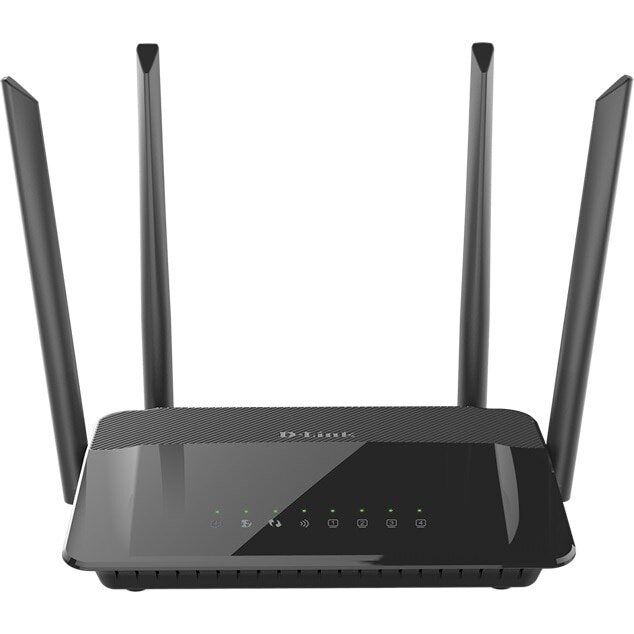 Router Wireless D-LINK AC1200 DIR-842,Dual-Band 300 + 867 Mbps,WAN,LAN, 4 Porturi, Negru