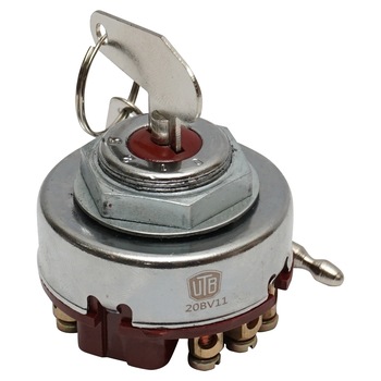 Contact pornire si lumini cu cheie metalica si corp ebonita calitate superioara UTB U-650 Contact pornire si lumini cu cheie metalica si corp ebonita calitate superioara UTB U-650