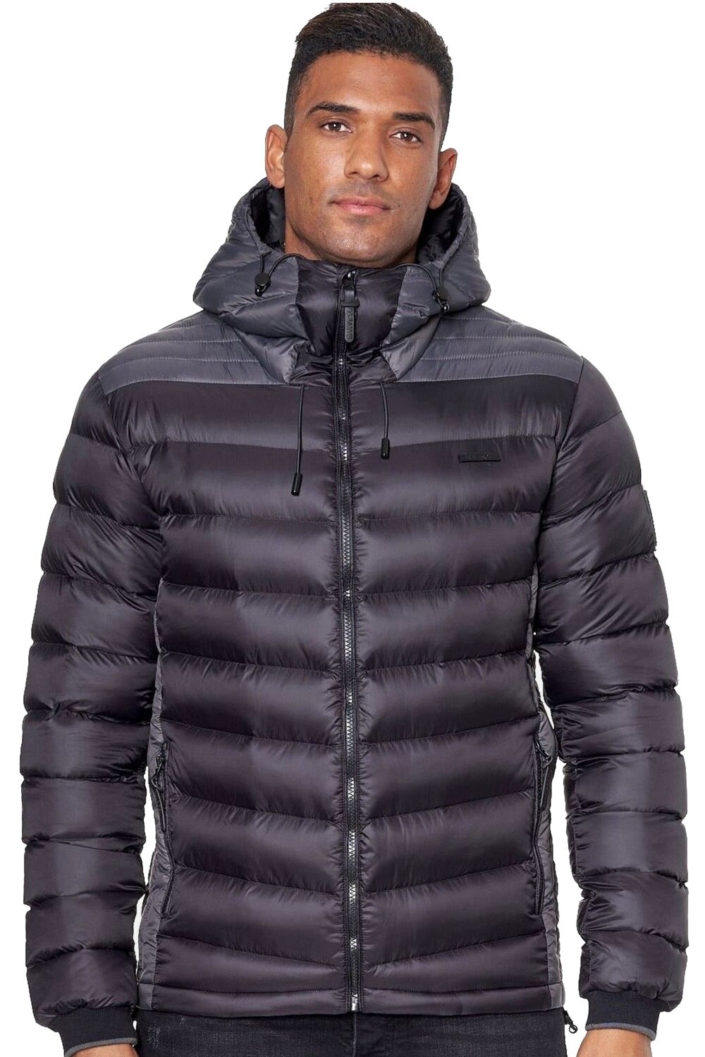 Geaca barbati Brave Soul Averest Negru/Gri