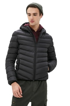 Geaca barbati Brave Soul Grant Paded Negru Geaca barbati Brave Soul Grant Paded Negru