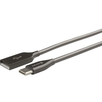 Cablu de incarcare cu armatura de otel si kevlar eSTUFF Allure Series, USB-A - USB-C, lungime 1.5m Cablu de incarcare cu armatura de otel si kevlar eSTUFF Allure Series, USB-A - USB-C, lungime 1.5m