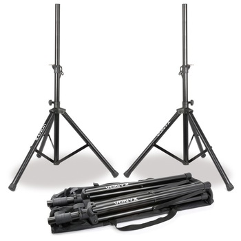 Set stative de boxe, 105 -175 cm, max 30 kg, husa transport inclusa, Vonyx Speakerstand Set Set stative de boxe, 105 -175 cm, max 30 kg, husa transport inclusa, Vonyx Speakerstand Set