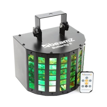 Proiector Jocuri de lumini LED 6 x 3W RGBAWP, Beamz Butterfly II Proiector Jocuri de lumini LED 6 x 3W RGBAWP, Beamz Butterfly II