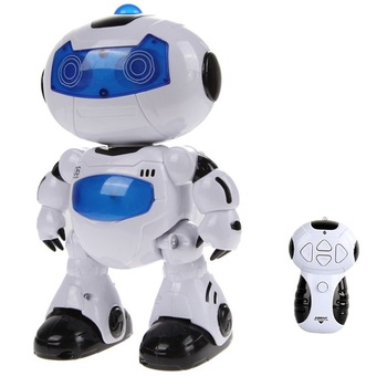 Robot interactiv cu android 360 si telecomanda Zola®, cu lumini si sunete, diferte miscari, 23x10x8 cm Robot interactiv cu android 360 si telecomanda Zola®, cu lumini si sunete, diferte miscari, 23x10x8 cm