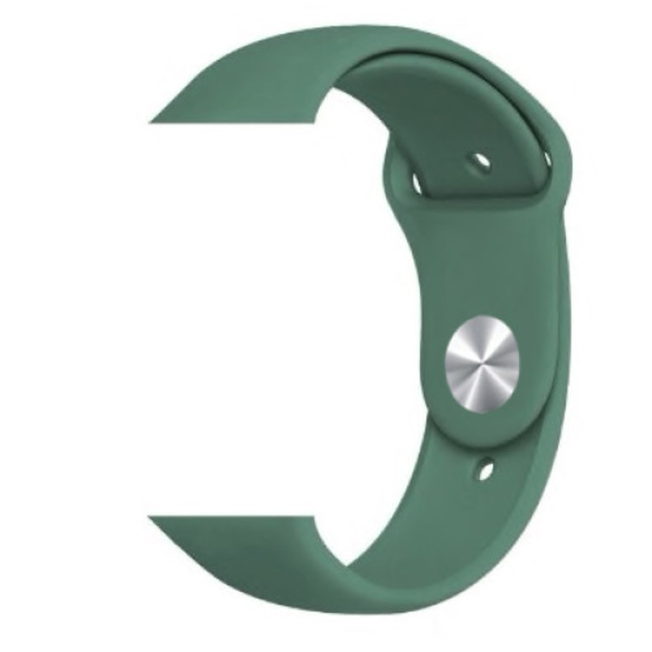 Szilikon szíj Nordic, IWatch 38/40mm, S/M, Zöld